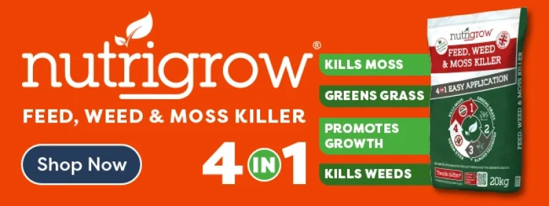 Our 4 in 1,  Feed, Weed & Moss Killer is a great all in one treatment for your lawn.
