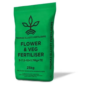 Flower & Veg 5-7-10+TE Fertiliser 25kg