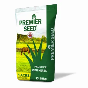 Premier Paddock Grass Seed With Herbs 13.25kg