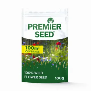 100% Wild Flower Seed Mix 100g