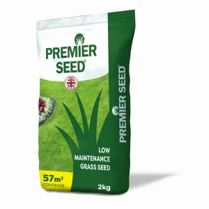 Premier Low Maintenance Grass Seed 2kg