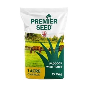 Premier Paddock Grass Seed With Herbs 13.25kg