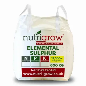 Nutrigrow Elemental Sulphur 600kg Bulk Bag