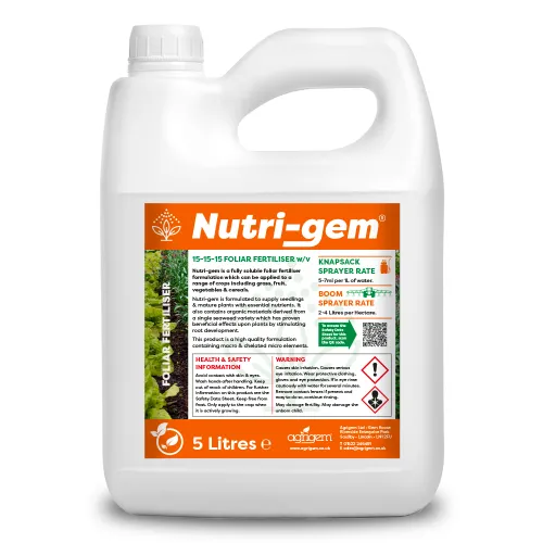 Nutri-Gem® 15-15-15 Foliar Fertiliser 5L