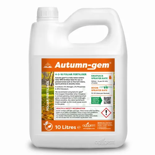  Autumn-Gem 4-2-16 Foliar Fertiliser 10L
