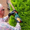 Cordless Hedge Trimmer close up in situ
