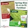 Nutrigrow Spring-Rise Fertiliser 10-4-4+TE 20kg Before & After