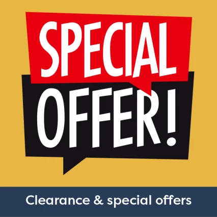 View Our Clearance & Special Offers.